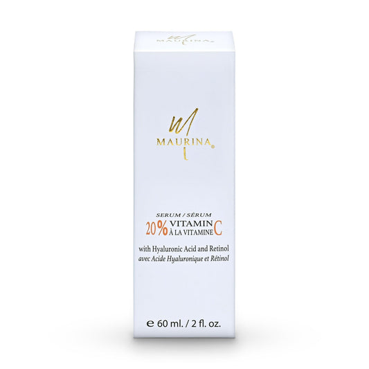 Face Serum - 20% Vitamin C Serum With Hyaluronic Acid And Retinol